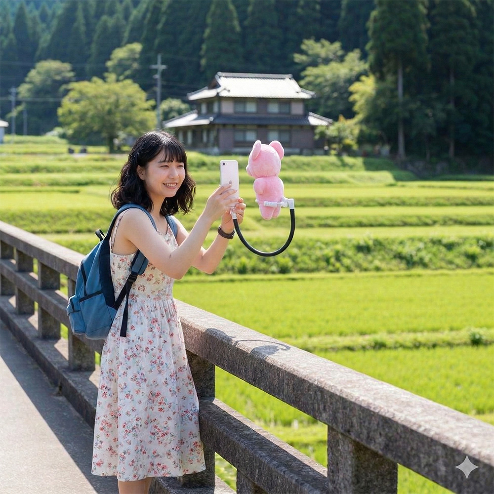 初めての一人遠征でバスツアーを楽しむ様子